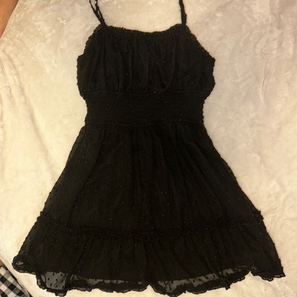 Black babydoll style dress